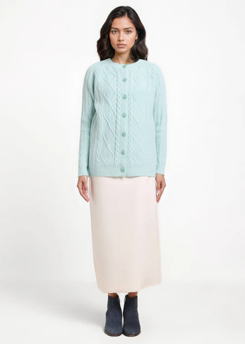 L-Turqs-Round Neck Full Sleeves Cardigan Sweater (25Y-006-67) - Image 3