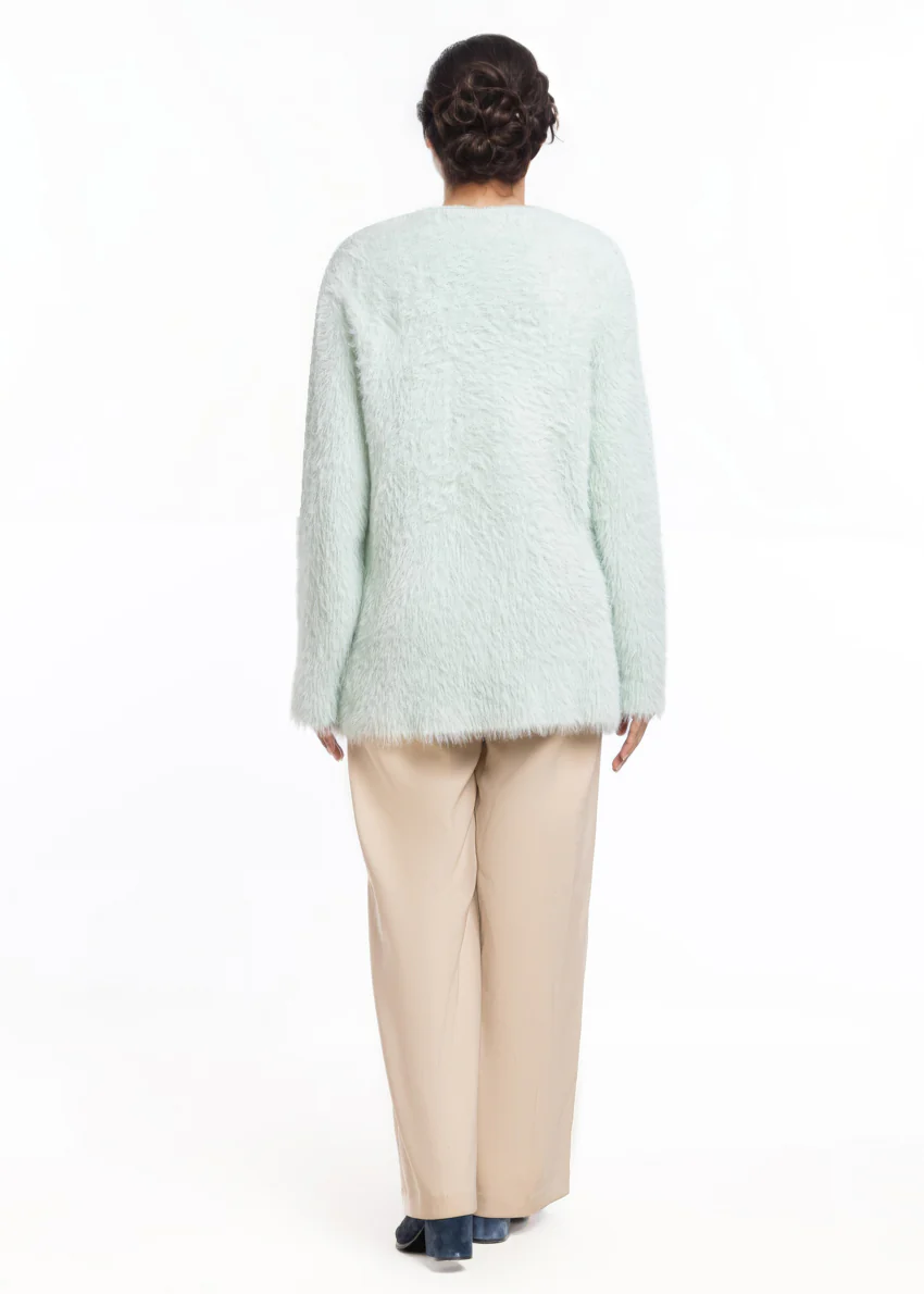 Ice-Round Neck Cardigan Full Sleeves Sweater (25Y-017-67) - Image 2