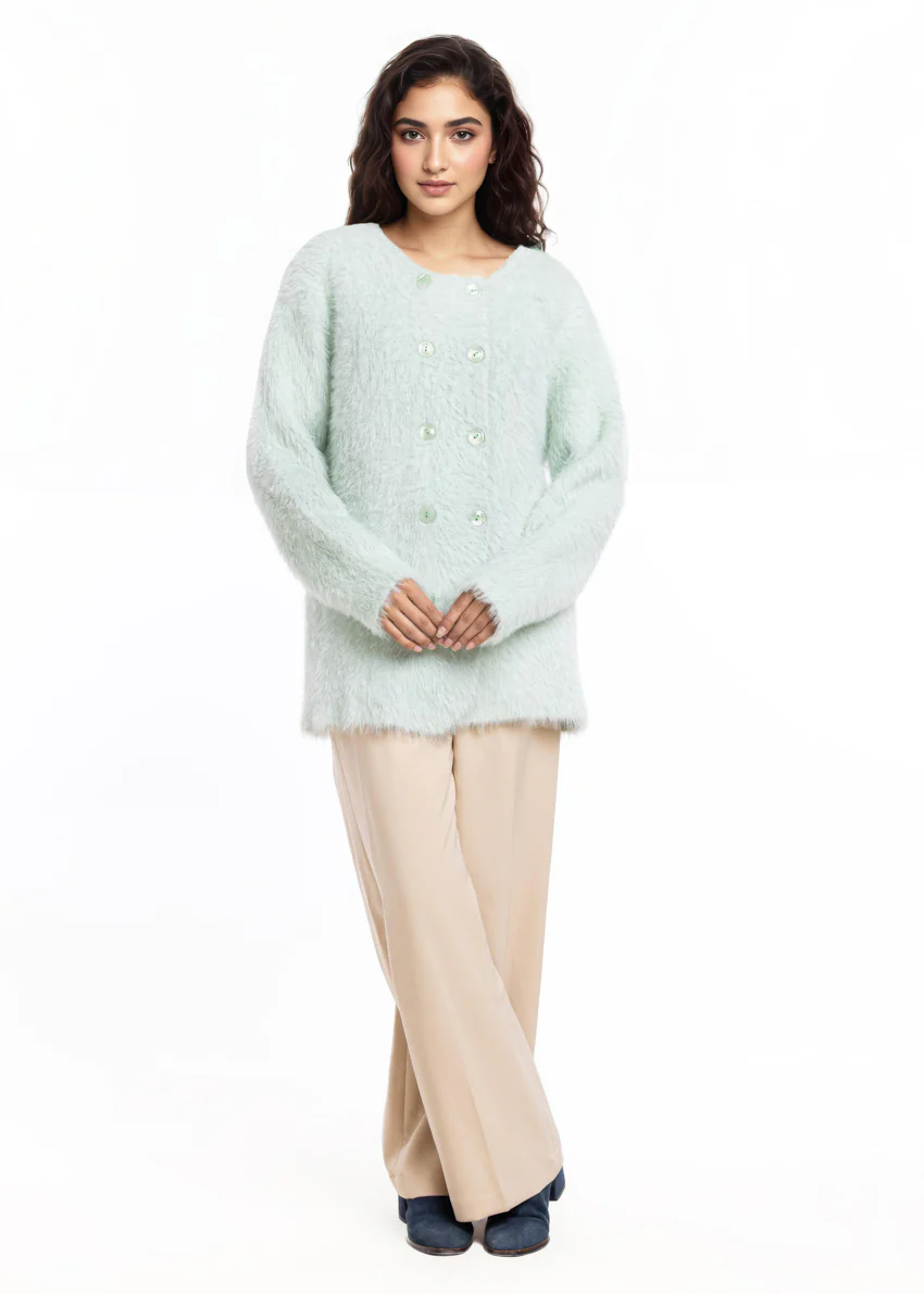 Ice-Round Neck Cardigan Full Sleeves Sweater (25Y-017-67) - Image 5