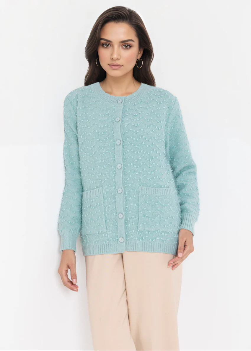 Turqs-Round Neck Full Sleeves Cardigan Sweater (25Y-021-67)