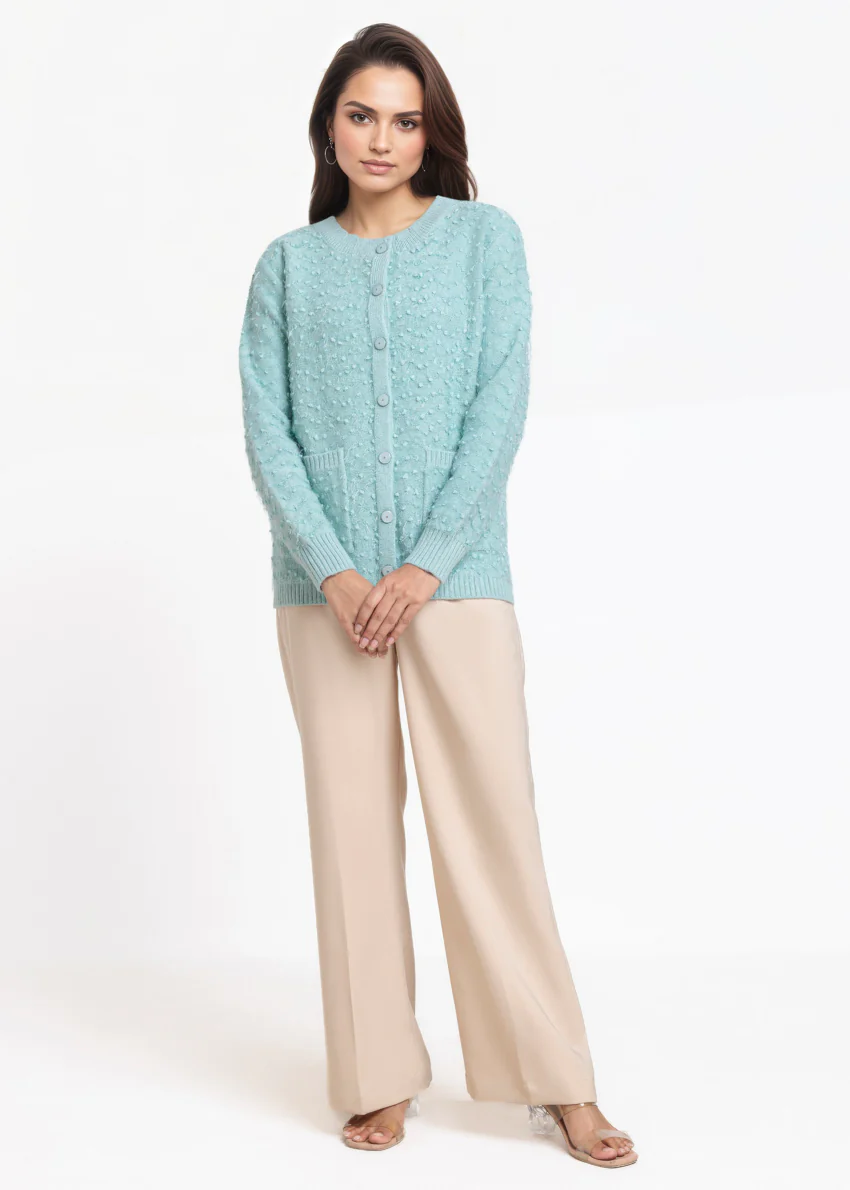 Turqs-Round Neck Full Sleeves Cardigan Sweater (25Y-021-67) - Image 4