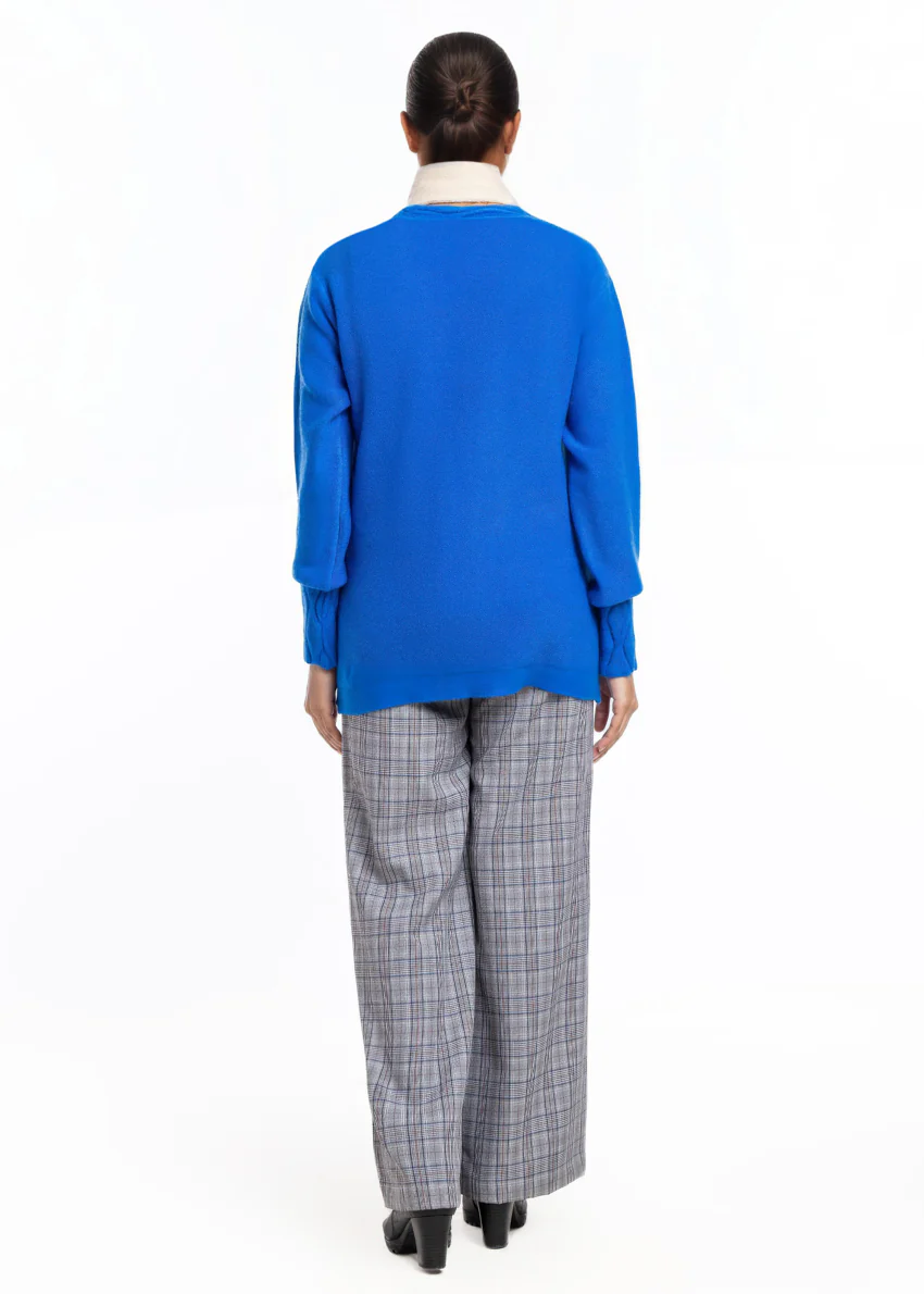 R-Blue-V-Cardigan Full Sleeves Sweater (25Y-028-67) - Image 2