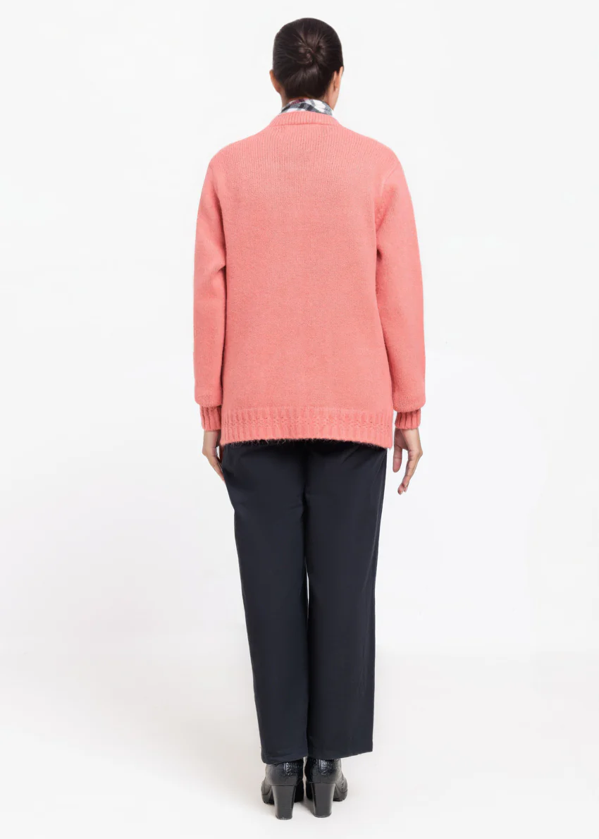 Rose-V-Cardigan Full Sleeves Sweater (25Y-053-67) - Image 3