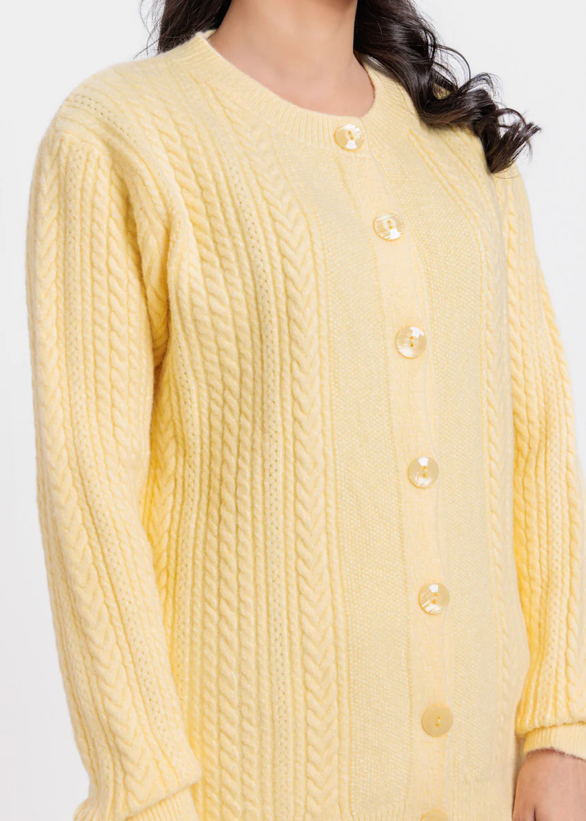 Vanilla-Round Neck Cardigan Full Sleeves Sweater (25Y-054-67) - Image 2