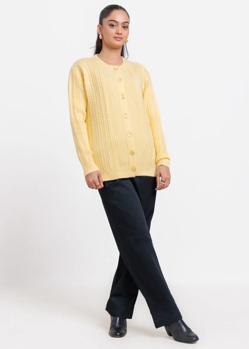 Vanilla-Round Neck Cardigan Full Sleeves Sweater (25Y-054-67) - Image 5