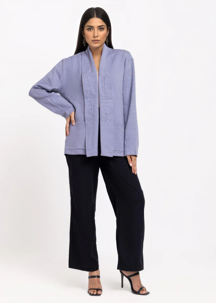V-Blue-V-Cardigan Full Sleeves Sweater (25Y-065-67) - Image 4