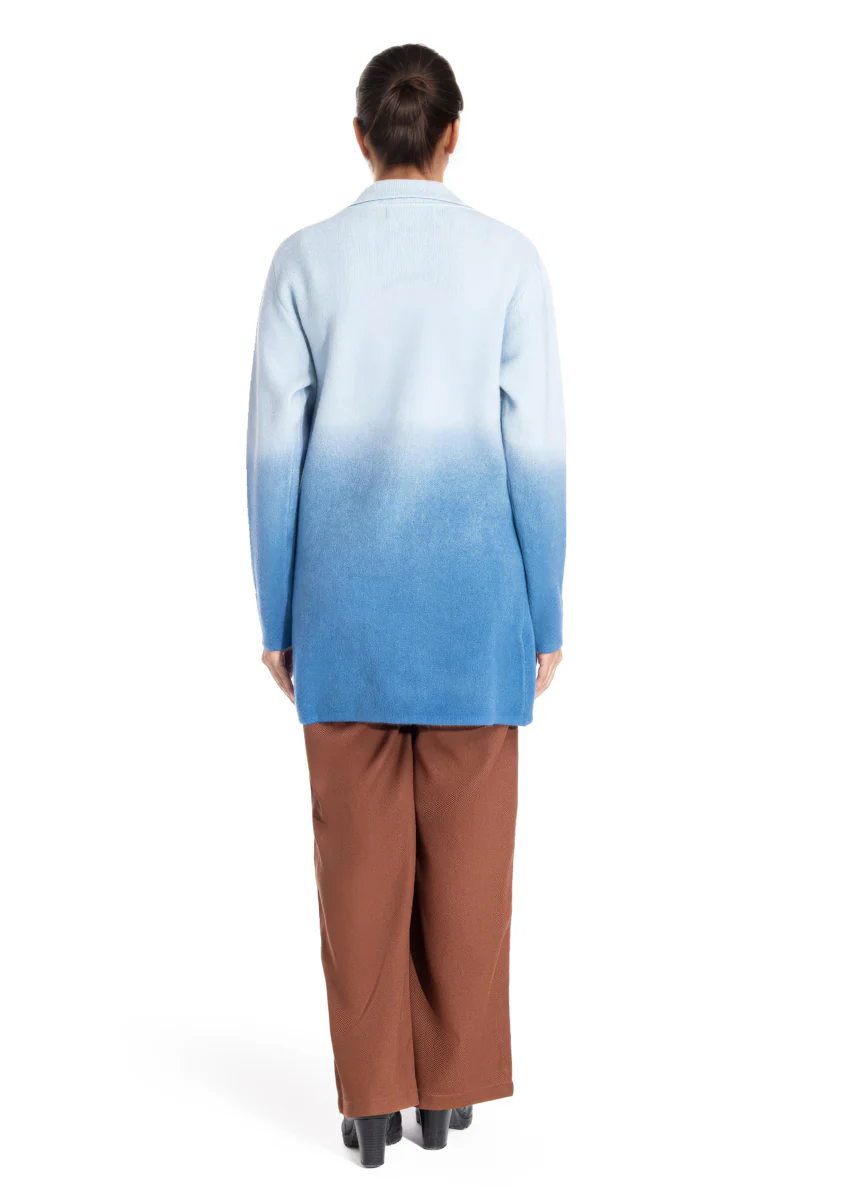 Blue-Notched Collar Full Sleeves Cardigan Sweater (25Y-089-67) - Image 4