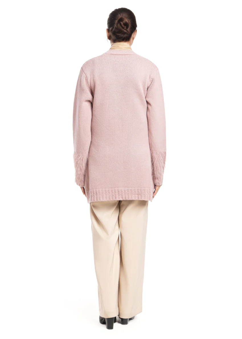 Lotus-V-Cardigan Full Sleeves Sweater (25Y-104-67) - Image 4