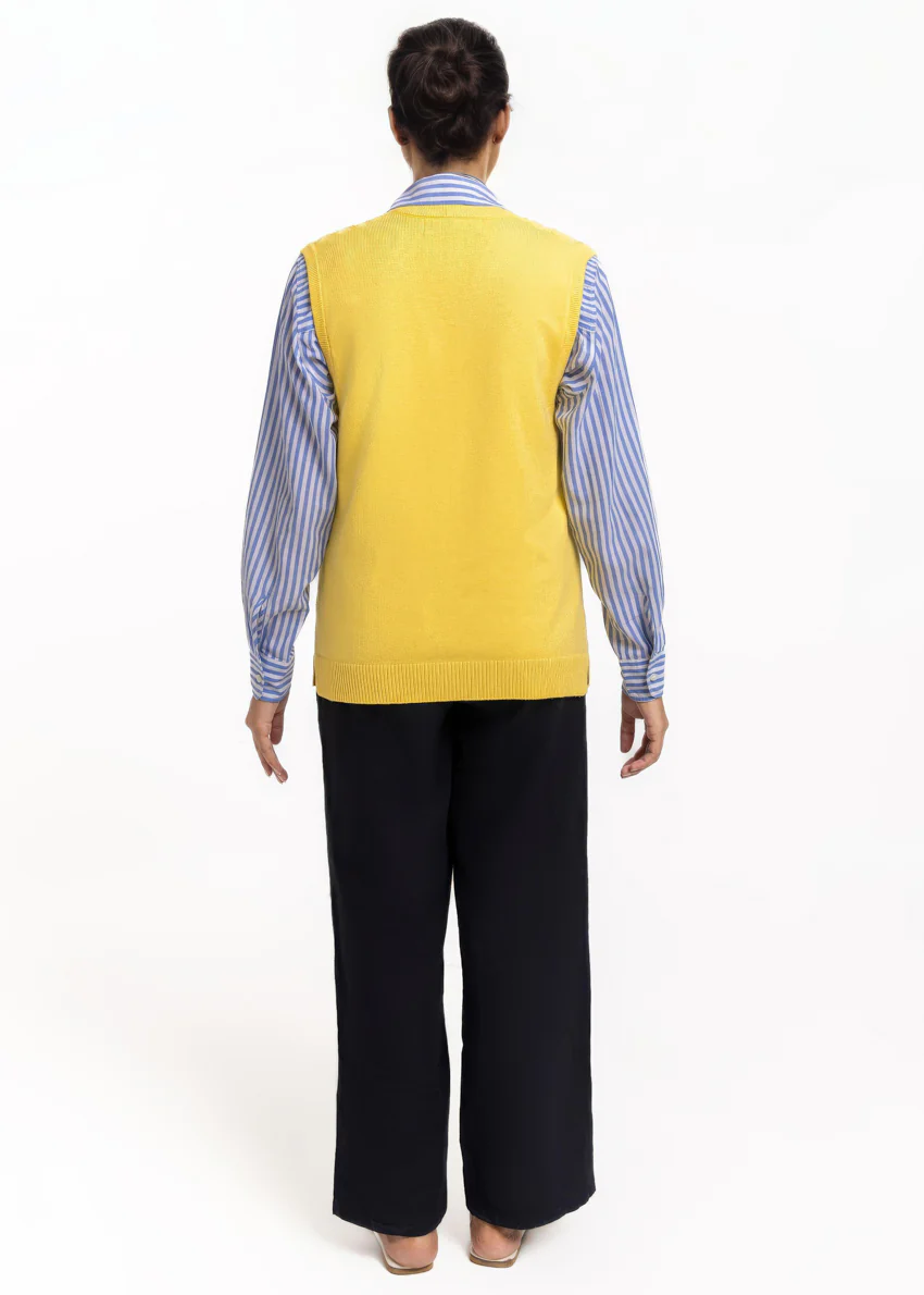 Lemon-V-Cardigan Sando Sweater (25Y-202-67) - Image 2