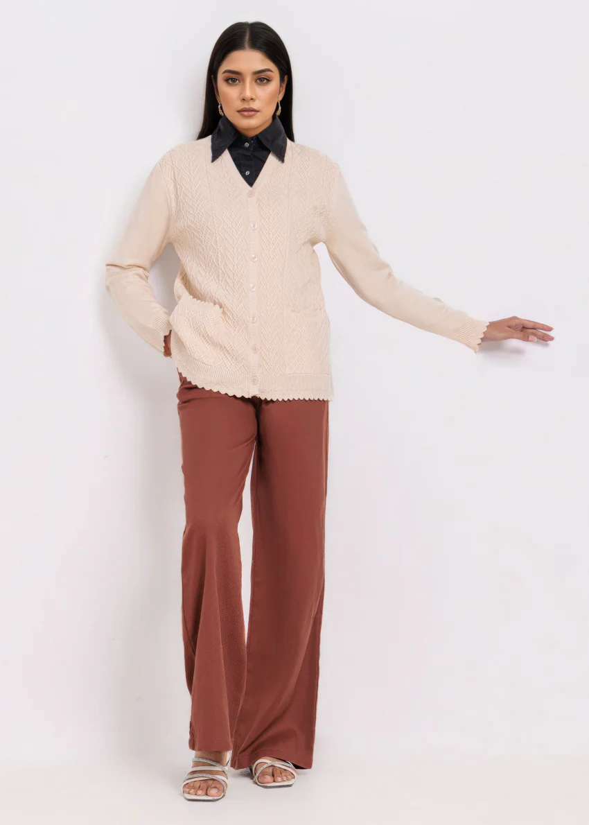 Fawn-V-Cardigan Full Sleeves Sweater (25Y-235-67) - Image 3