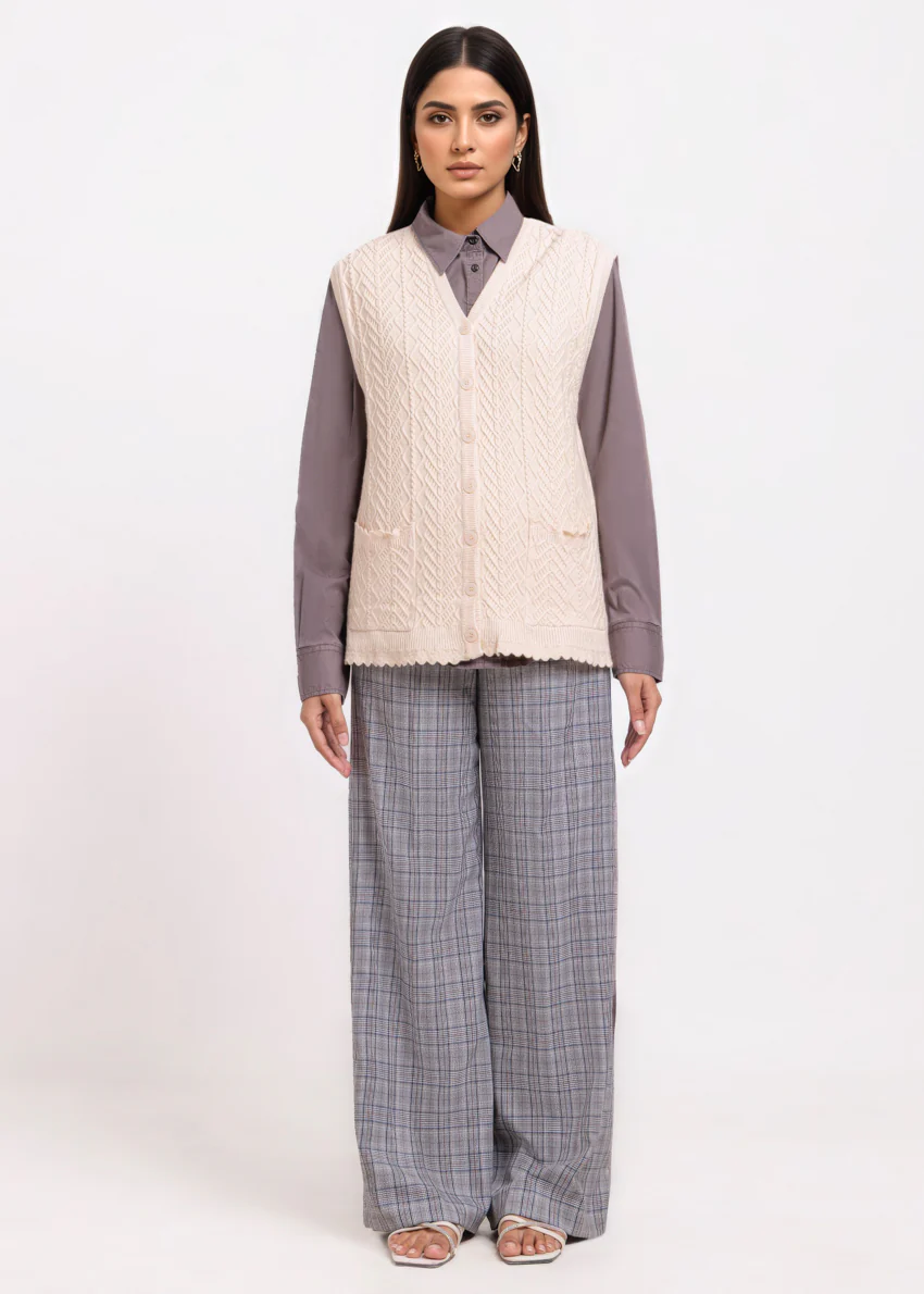 Fawn-V-Cardigan Sando Sweater (25Y-236-67) - Image 3