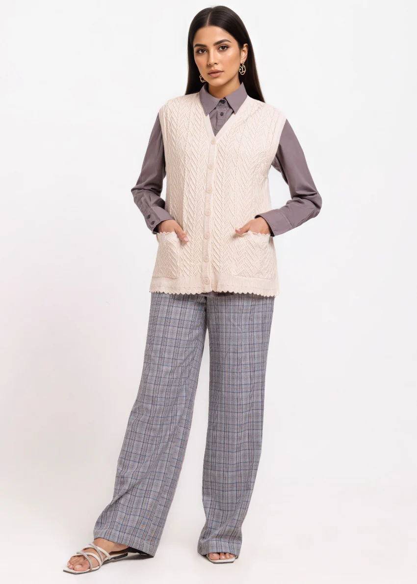 Fawn-V-Cardigan Sando Sweater (25Y-236-67) - Image 4