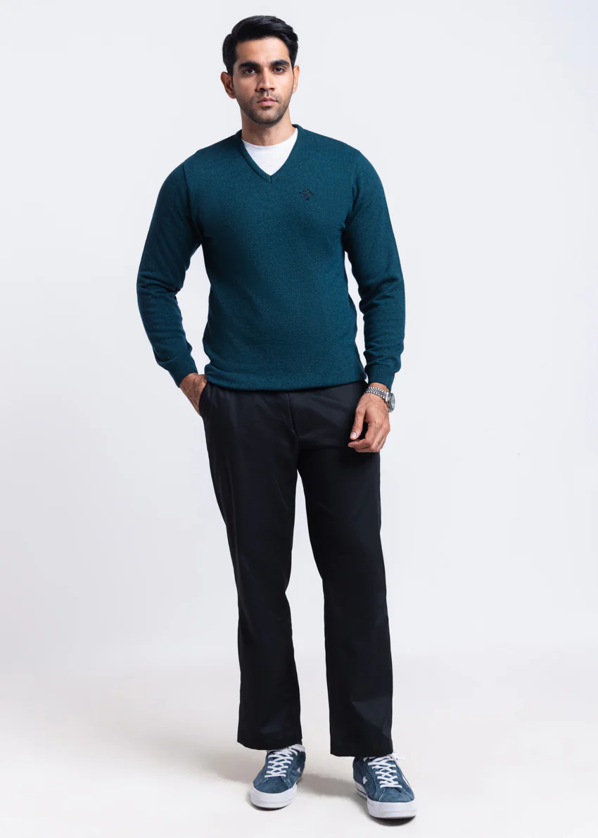 Octavo-V-Neck Full Sleeves Sweater (501-14) - Image 5