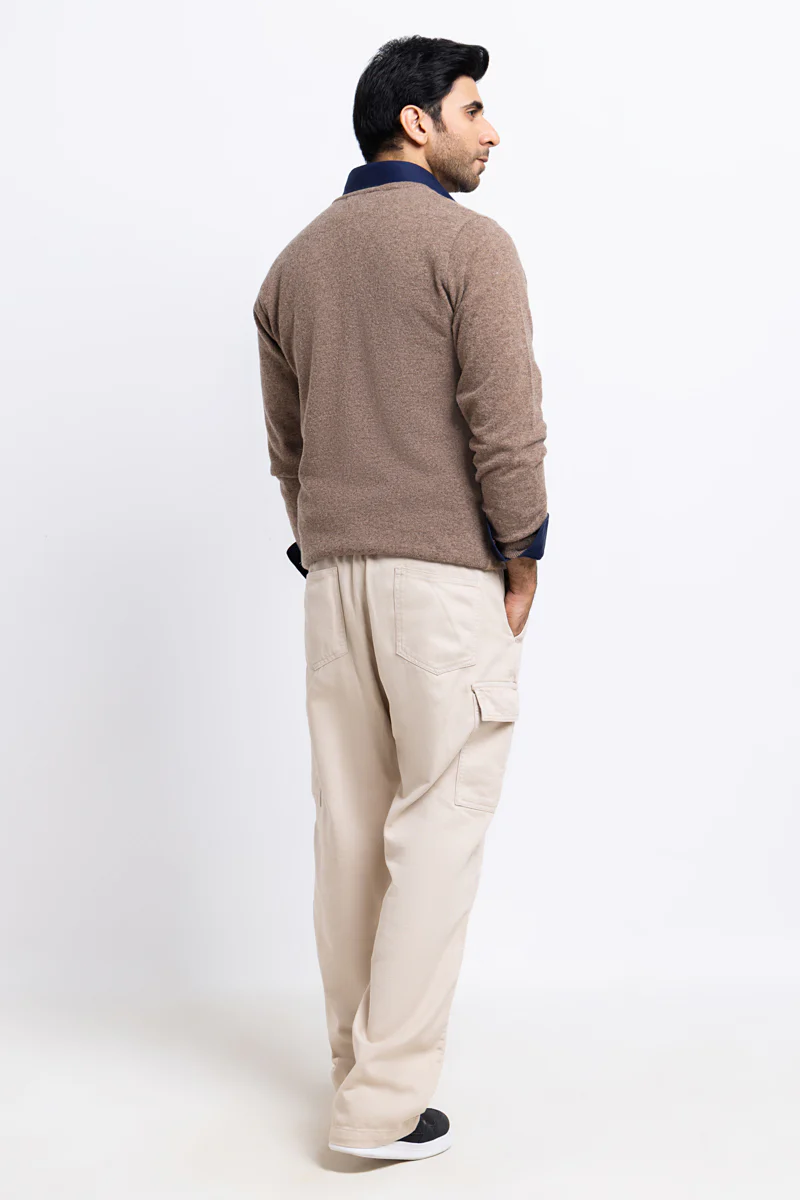 Br-Sugar-V-Neck Full Sleeves Sweater (508-14) - Image 2