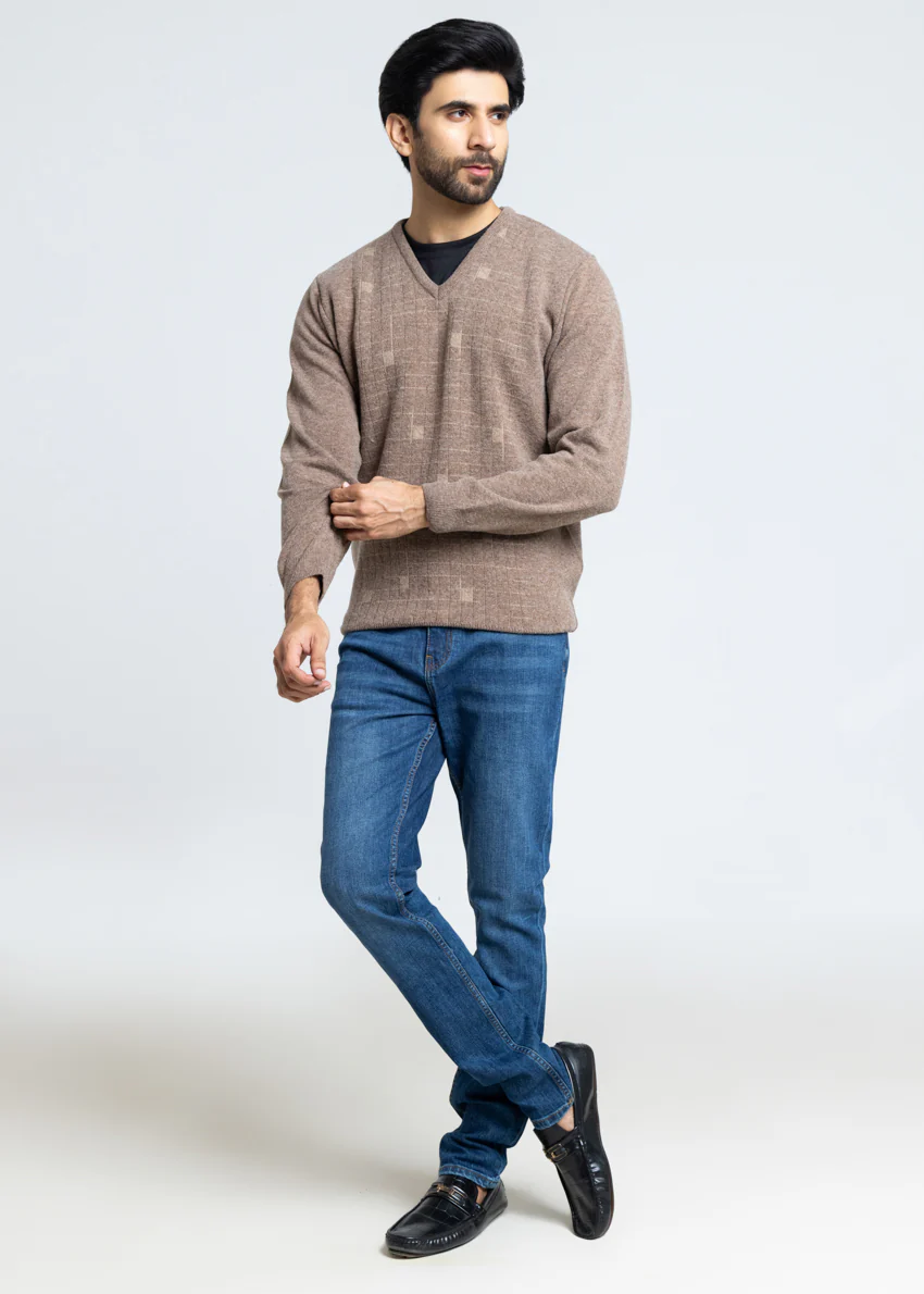 Br-Sugar-V-Neck Full Sleeves Sweater (511-14) - Image 4