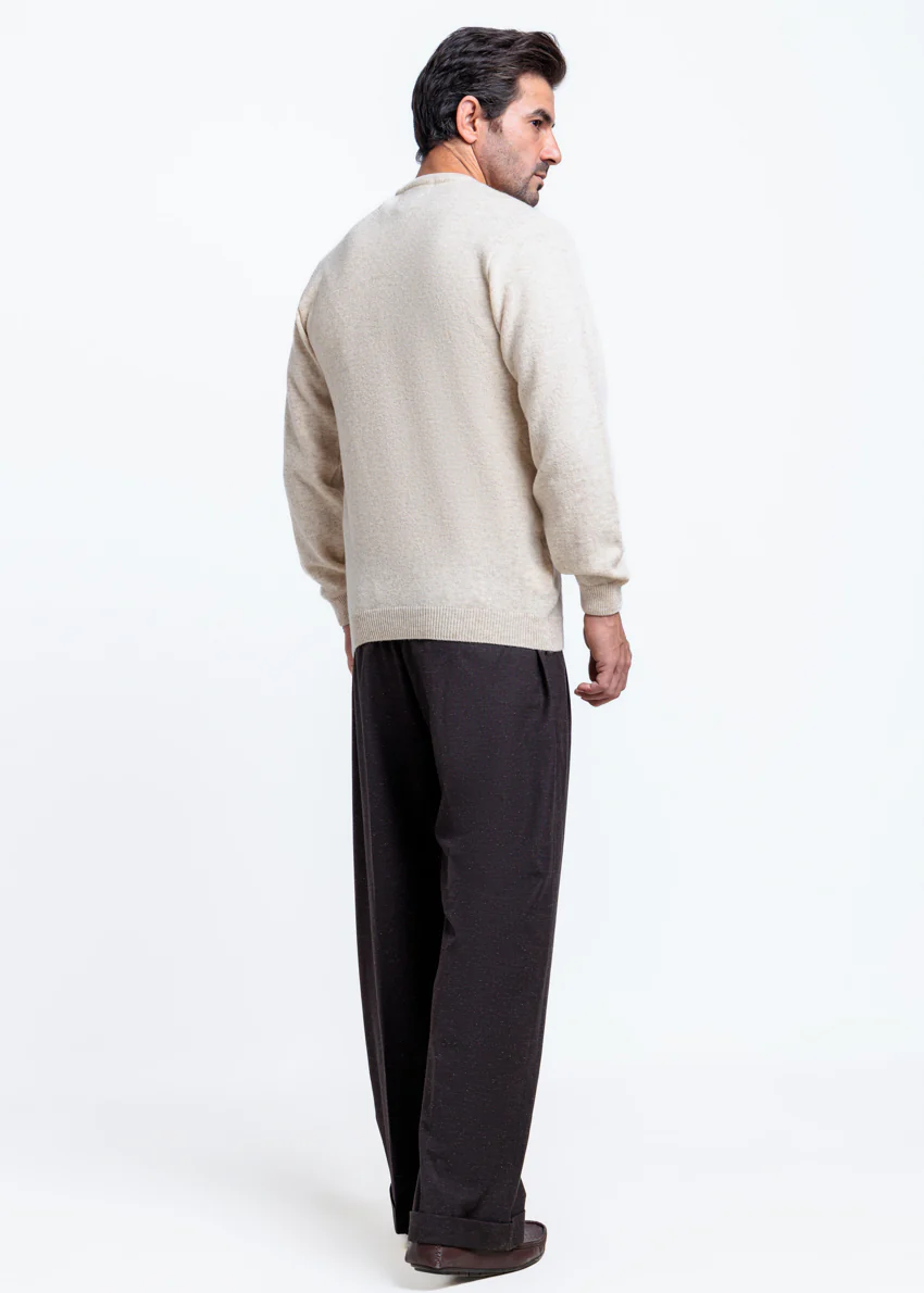 Fog-V-Neck Full Sleeves Sweater (516-14) - Image 2