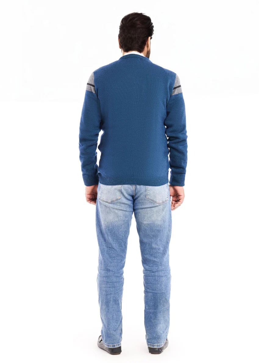 Octavo-V-Neck Full Sleeves Sweater (521-14) - Image 4