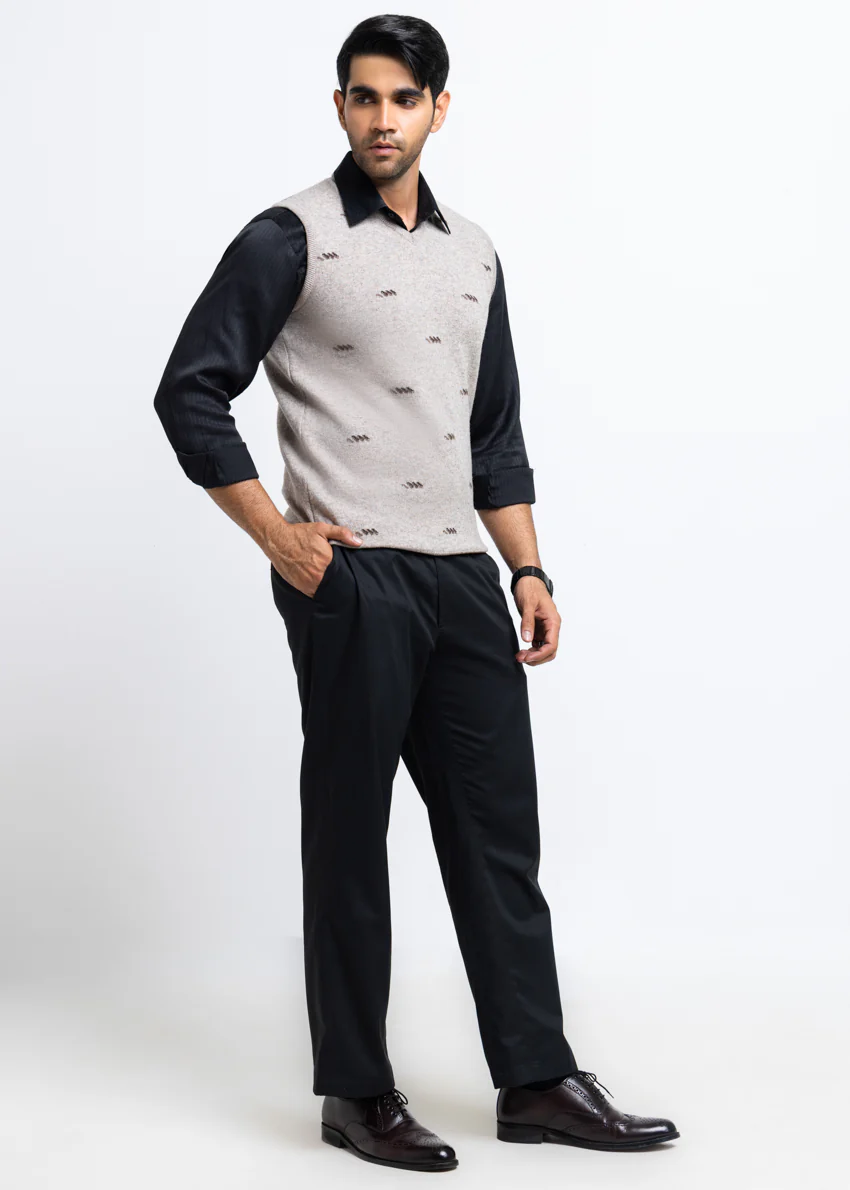 String-V-Neck Sando Sweater (655-14) - Image 3