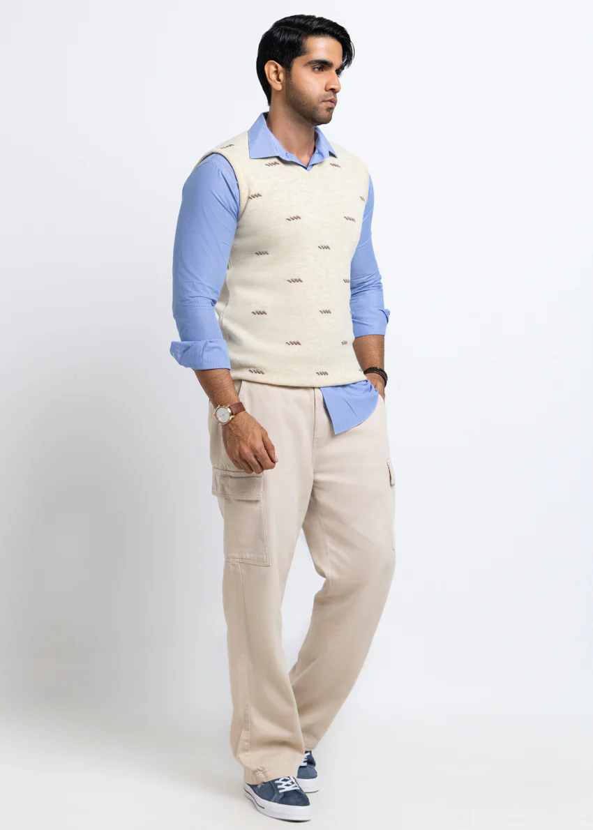 Swan-V-Neck Sando Sweater (655-14) - Image 5