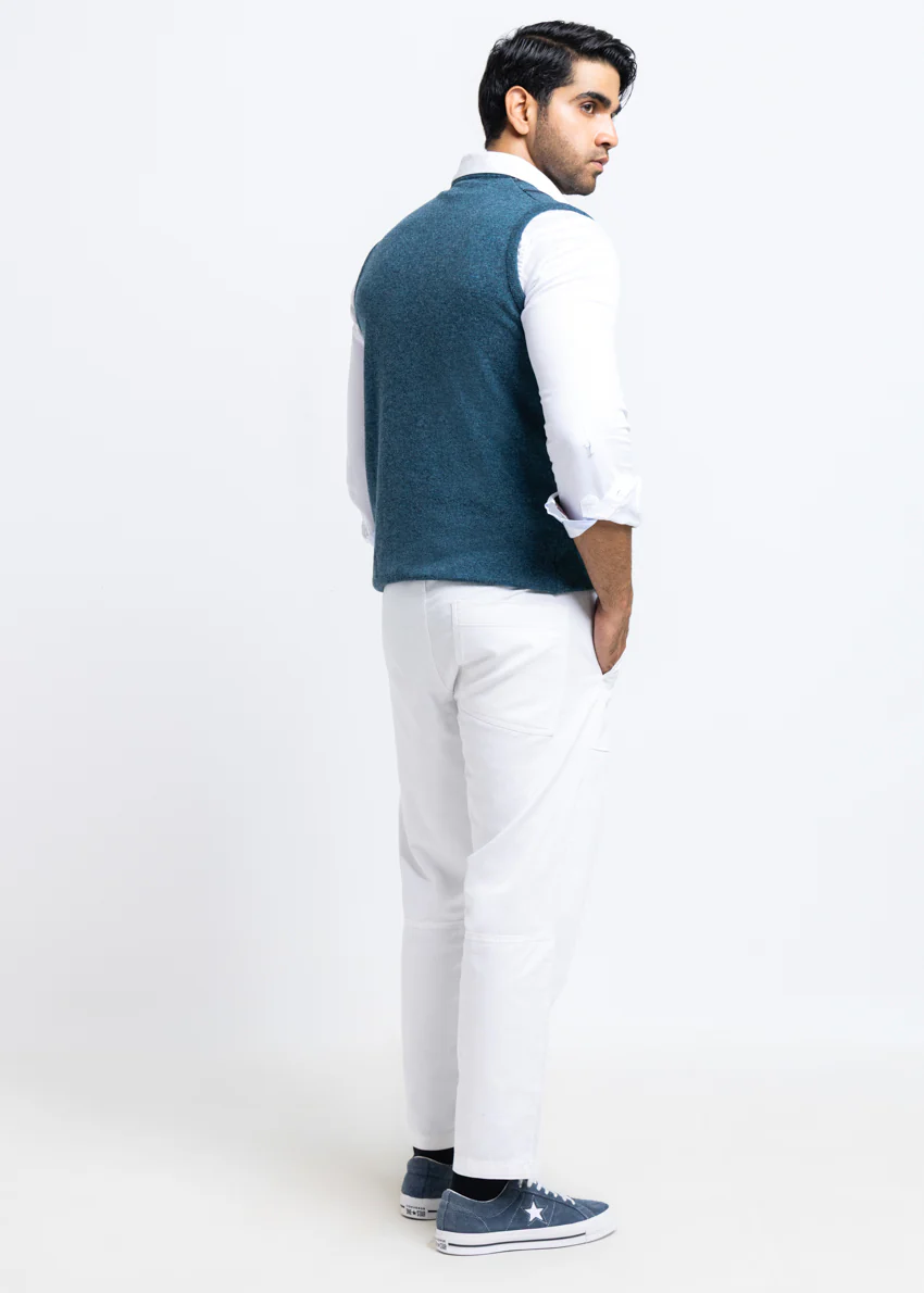 Ferozi-V-Neck Sando Sweater (657-14) - Image 2