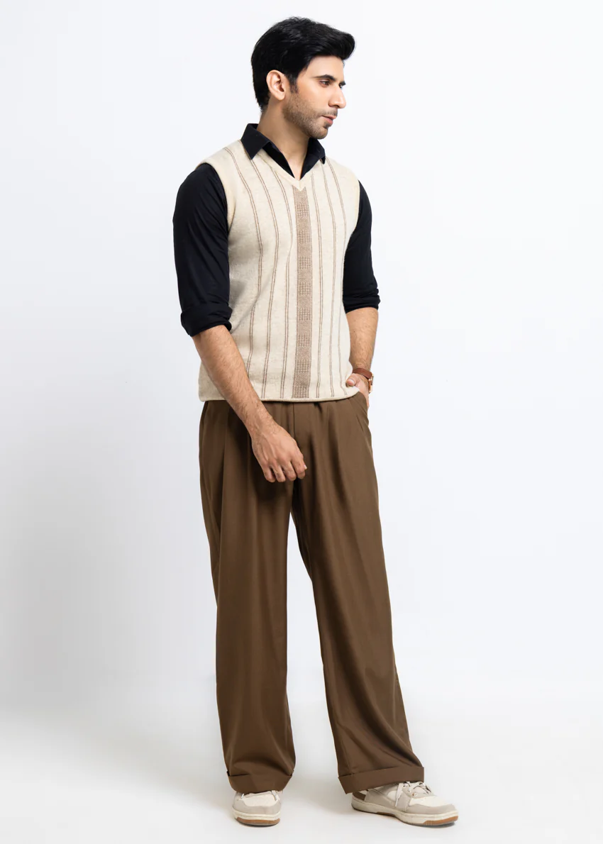 Swan-V-Neck Sando Sweater (657-14) - Image 4
