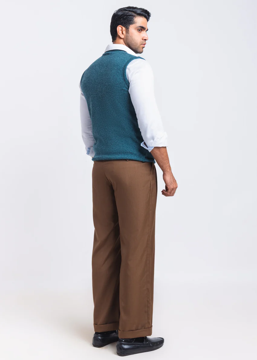 Ferozi-V-Neck Sando Sweater (659-14) - Image 2