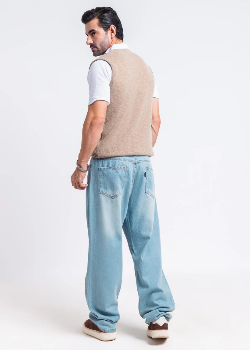 Mashroom-V-Neck Sando Sweater (659-14) - Image 2