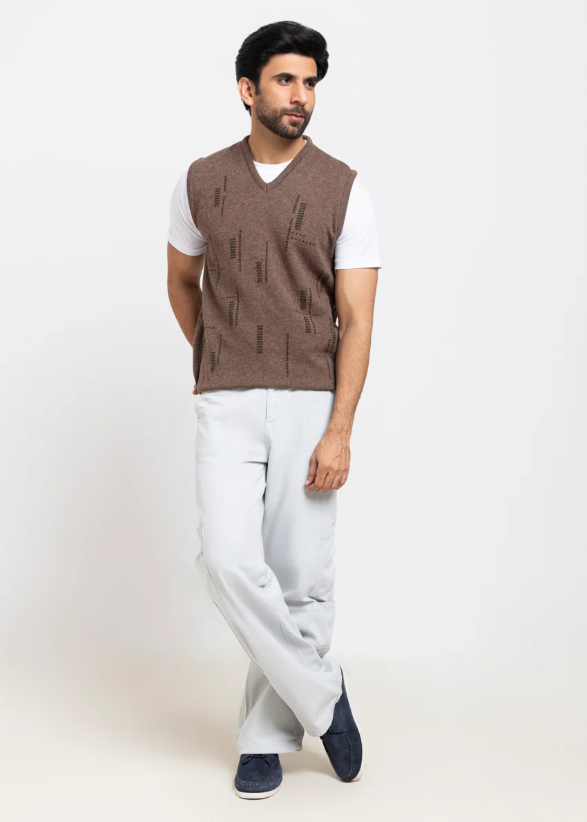 N-Sand-V-Neck Sando Sweater (669-14) - Image 3
