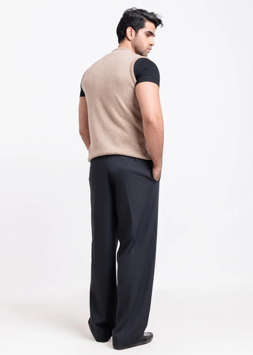 Mushroom-V-Neck Sando Sweater (670-14) - Image 2