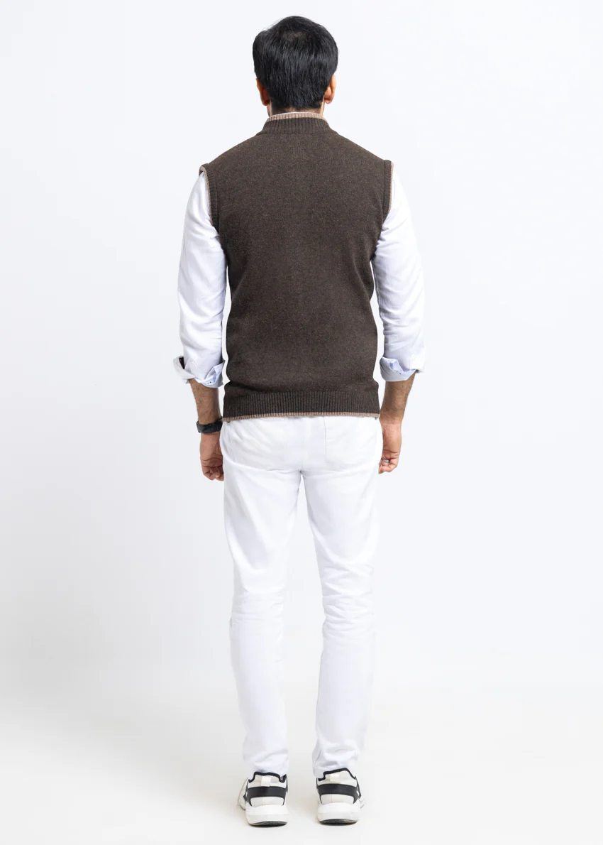 Brahmin-Turtle Neck Zipper Sando Sweater (781-14) - Image 2