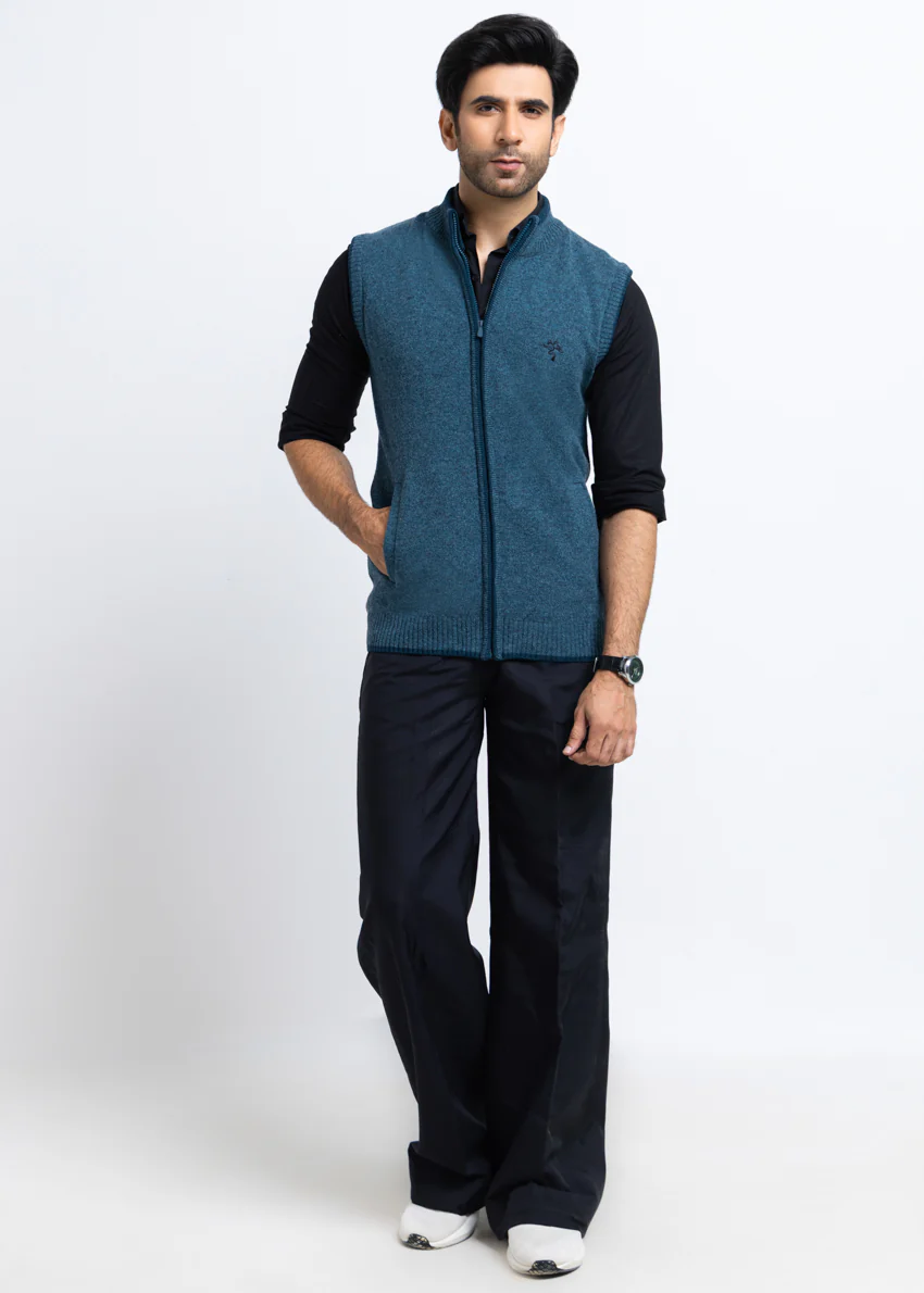 Ferozi-Turtle Neck Zipper Sando Sweater (781-14) - Image 3