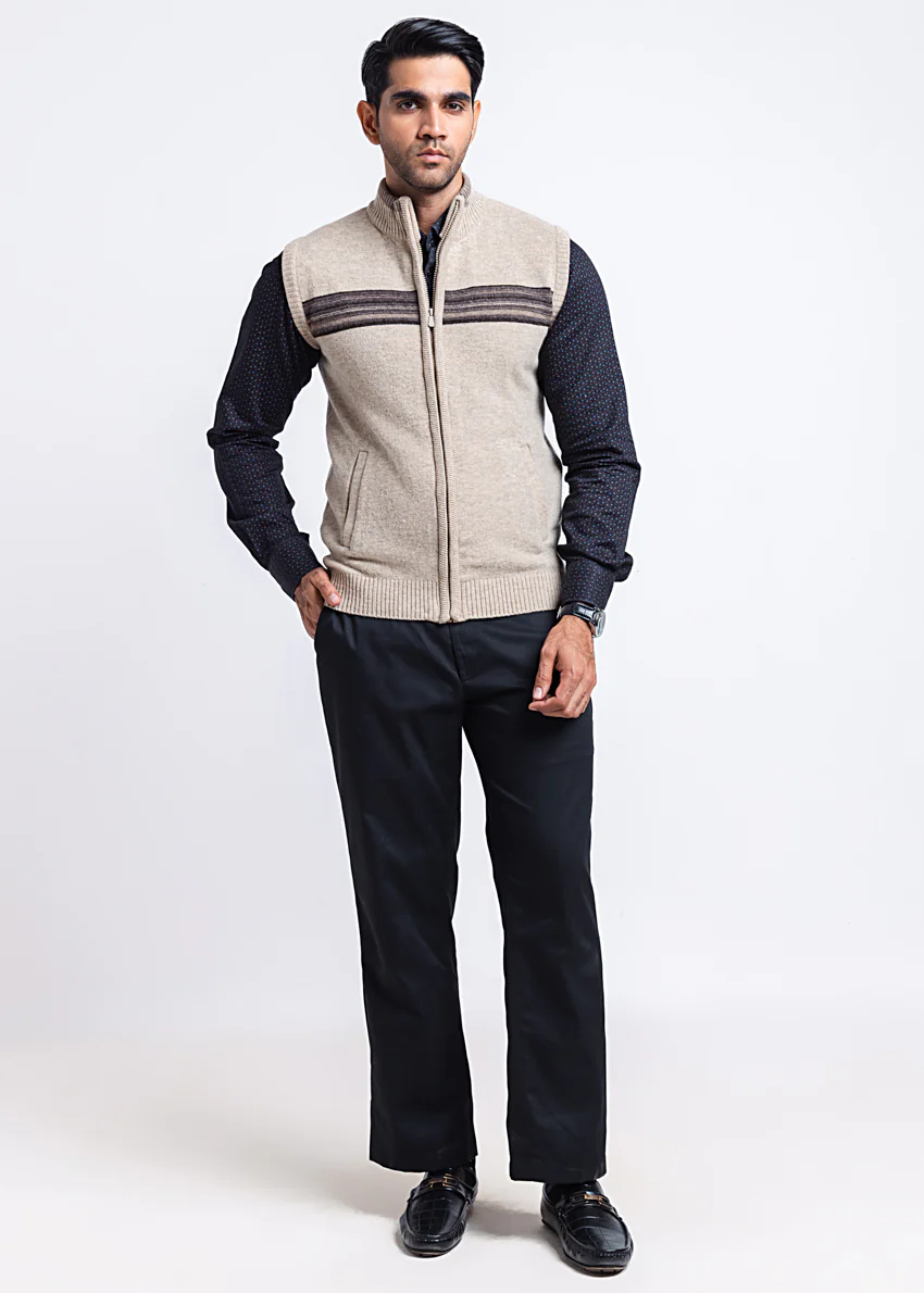 N-Stone-Turtle Neck Zipper Sando Sweater (786-14) - Image 4