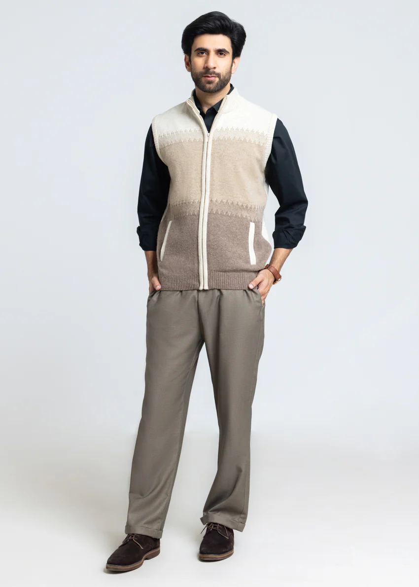 Fog-Turtle Neck Zipper Sando Sweater (791-14) - Image 4