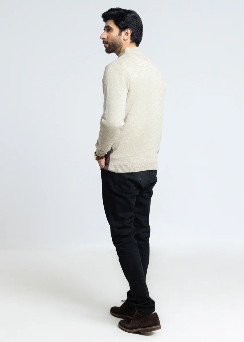 N-Stone-Round Turtle Neck Full Sleeves Sweater (854-14) - Image 2