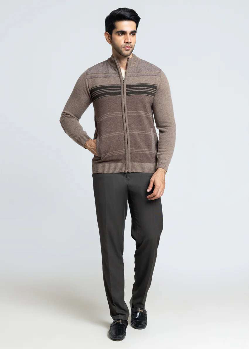 Br-Sugar-Turtle Neck Zipper Full Sleeves Sweater (918-14) - Image 5