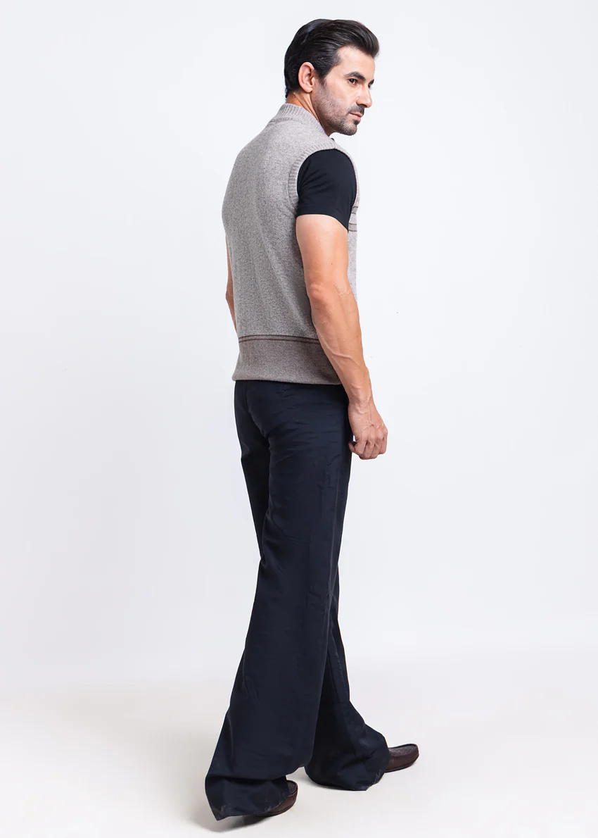 String-Turtle Neck Zipper Sando Sweater (981-14) - Image 2