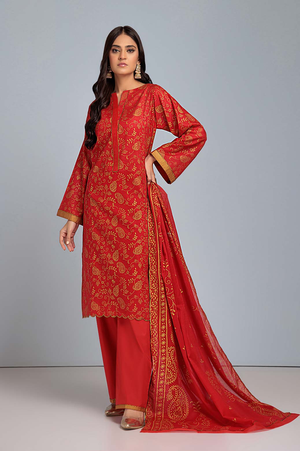AATISH FISHA -  3 PC (RSO233P83) - Image 3