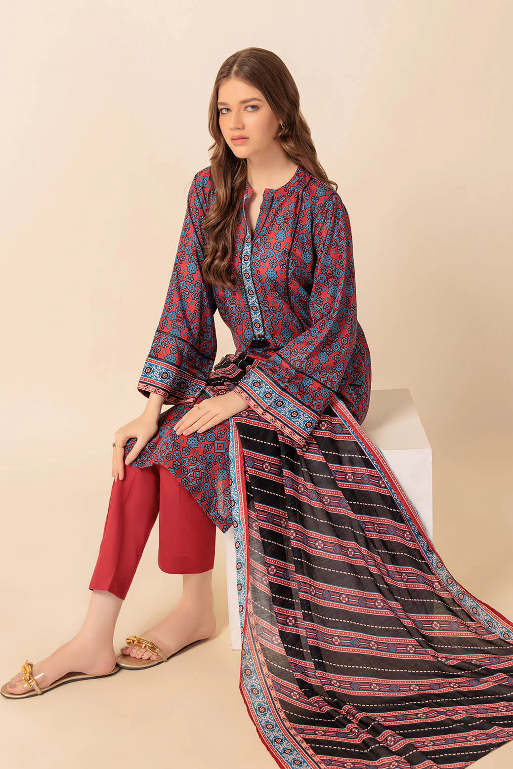 AJRAK KARI - 3 PC (1S24P3P057) - Image 2