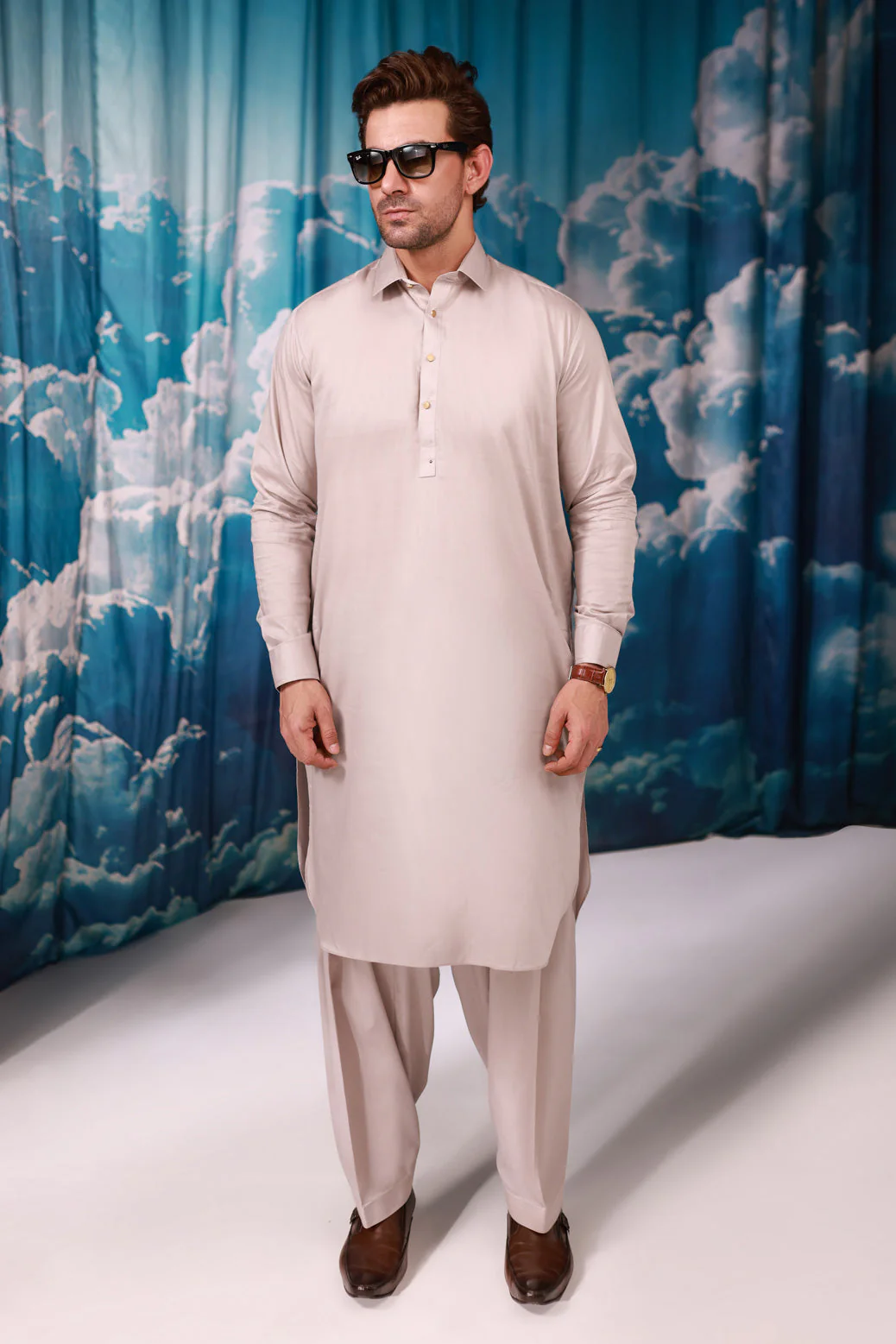 ALBASTER-COTTON DOBBY-SHALWAR SUIT - (GSSW24-009) - Image 3