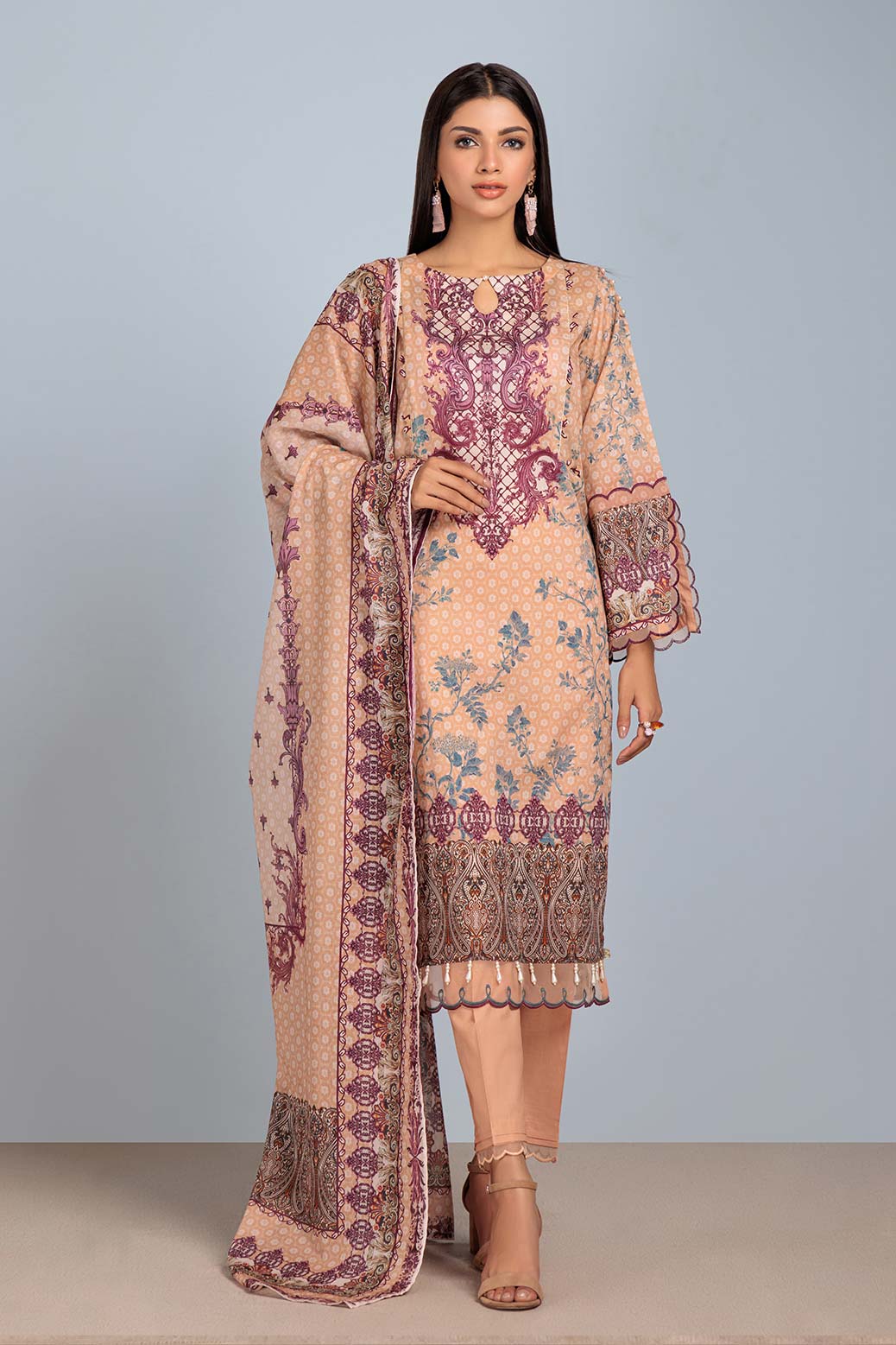 APRICOT BLUSH - 3 PC (SST233P29) - Image 2