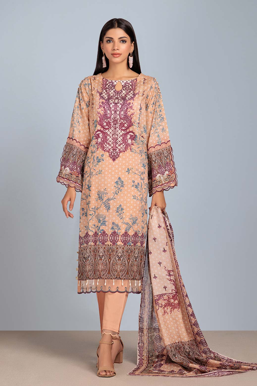 APRICOT BLUSH - 3 PC (SST233P29) - Image 3