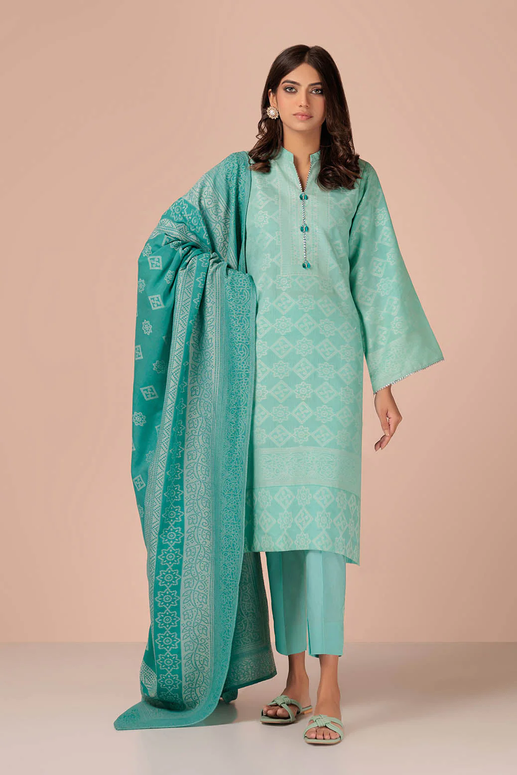 AQUA-JACQUARD-3 PIECE (RBN233P24A) - Image 3