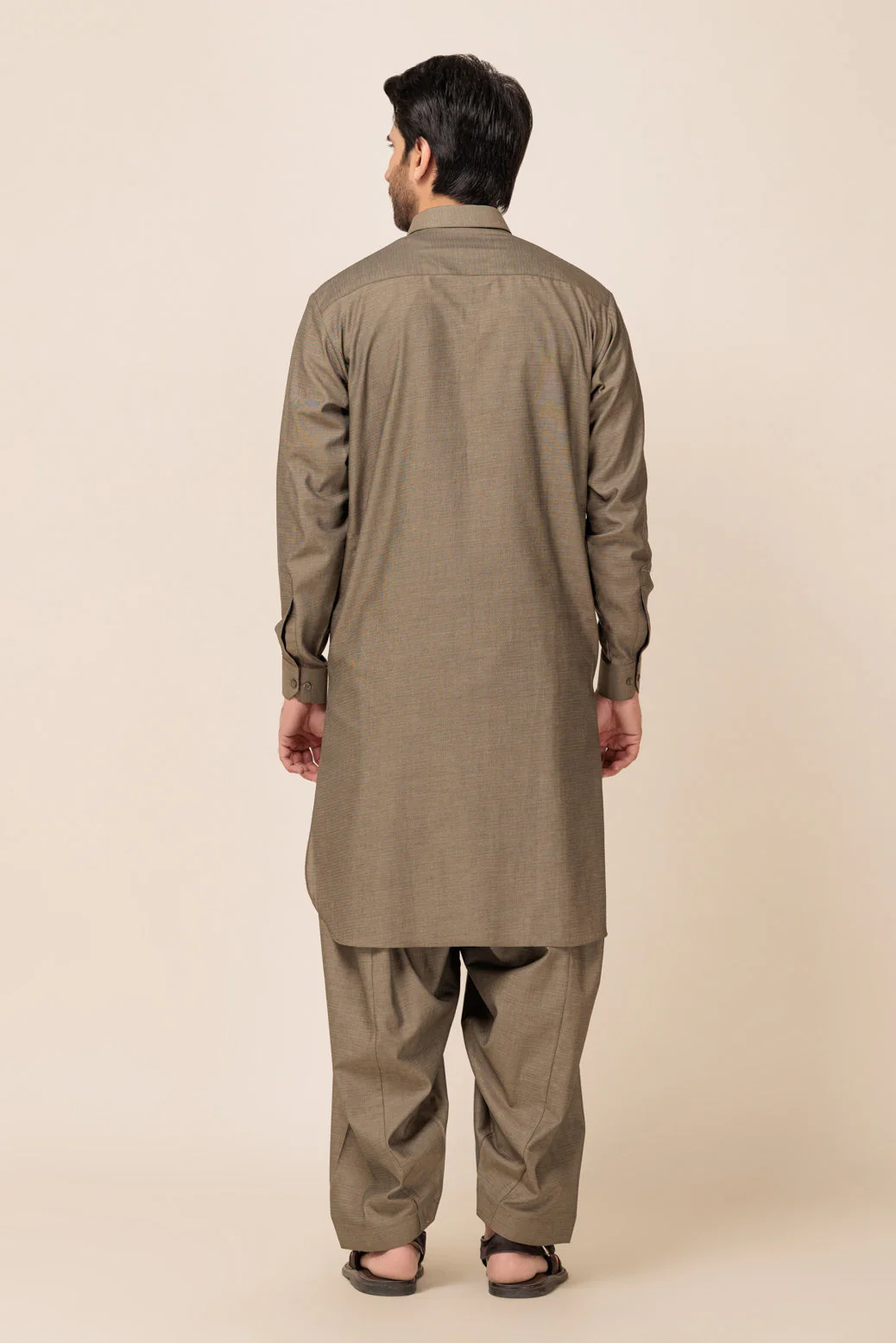 ARMY-YARN DYED (DOBBY)-SHALWAR SUIT - (GSSB23-007) - Image 5