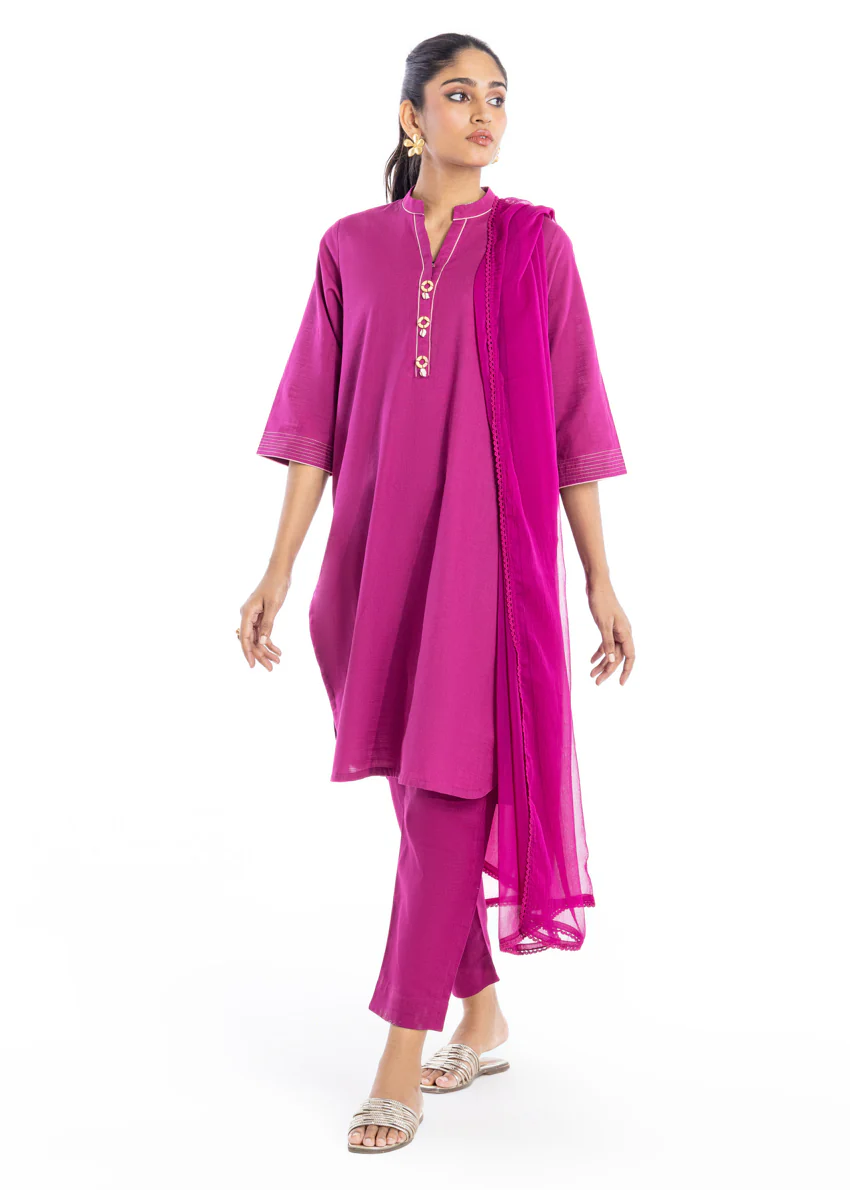 Plum-Khaddar-3 Piece (AWT213P83P) - Image 6