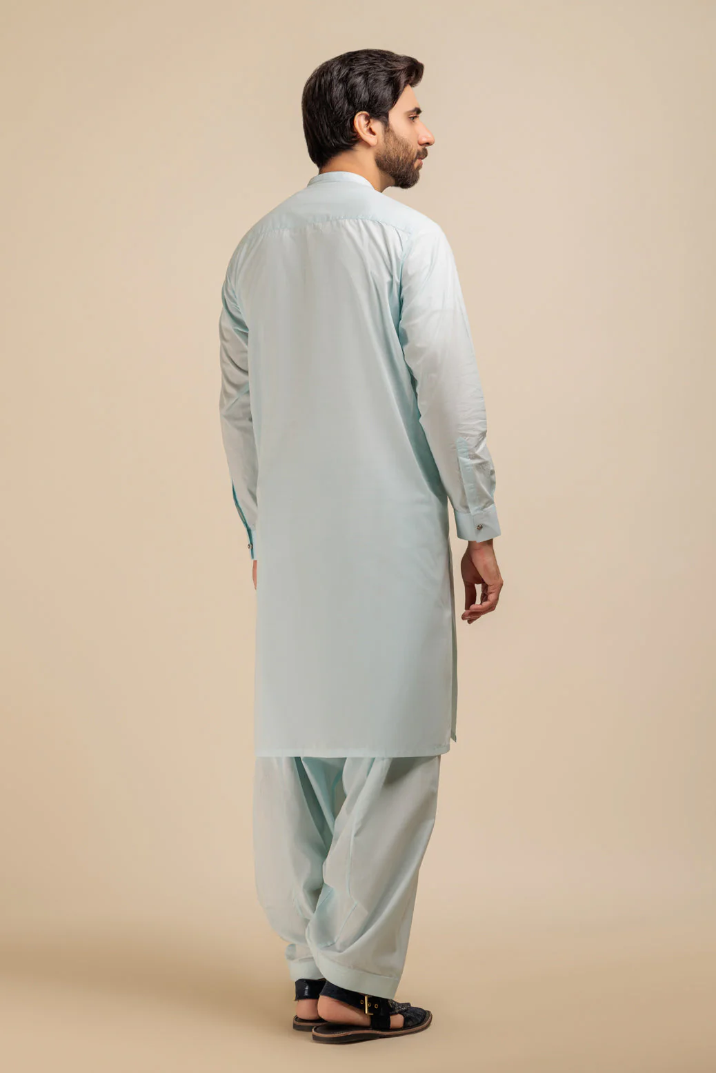 B-BLUE-BLENDED-SHALWAR SUIT - (GSBB23-025) - Image 4