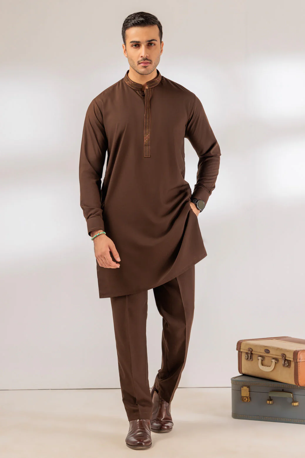B-FOX-BLENDED-KURTA TROUSER - (KSR24-022) - Image 4