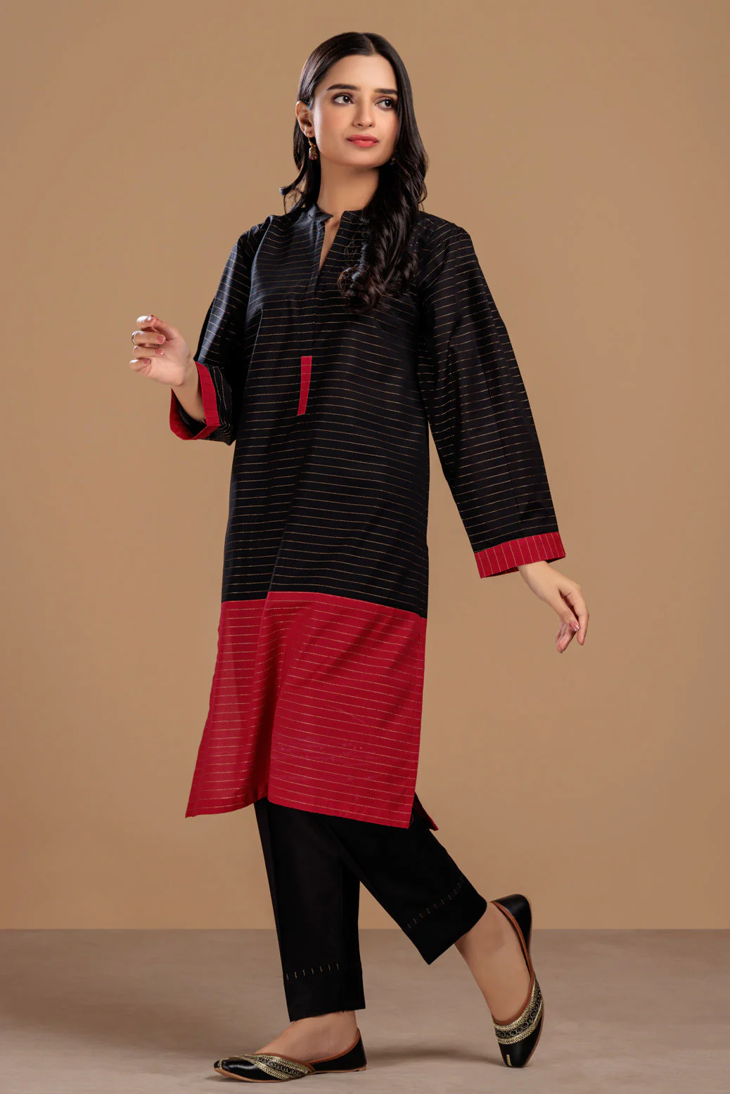 B-RED-DOBBY-2 PIECE (SAS232P18) - Image 3