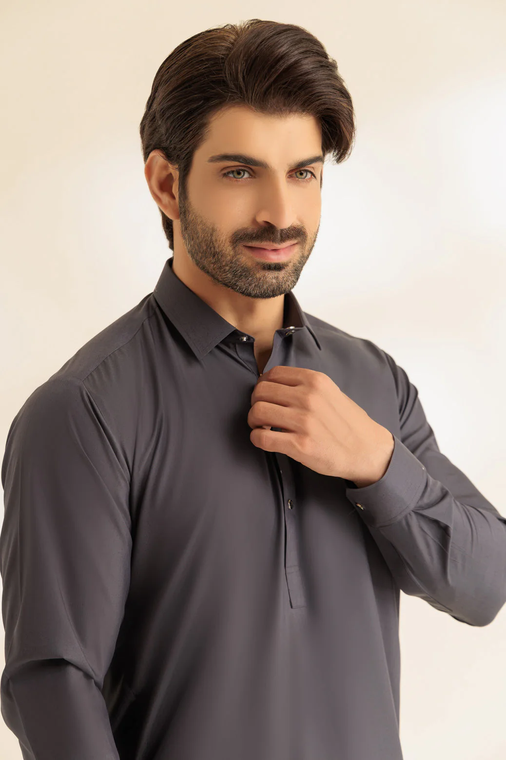 B-SAND-BLENDED-SHALWAR SUIT - (GSSR24-010) - Image 4