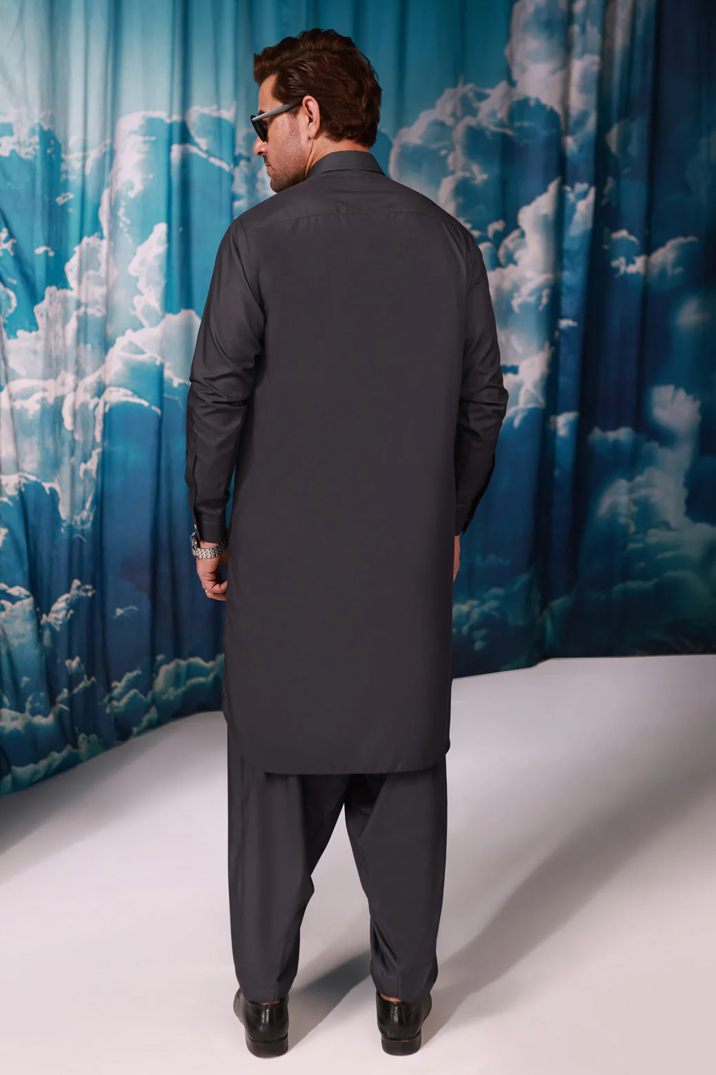 B-SAND-BLENDED-SHALWAR SUIT - (GSSW24-003) - Image 4