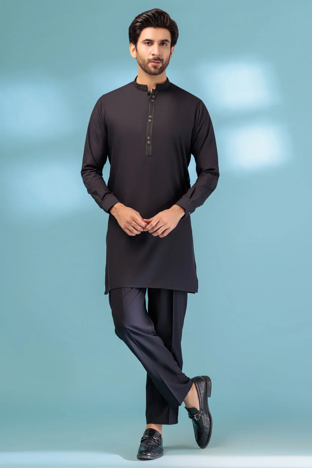 B-SWAN-BLENDED-KURTA PAJAMA TROUSER - (KSB23-002) - Image 3